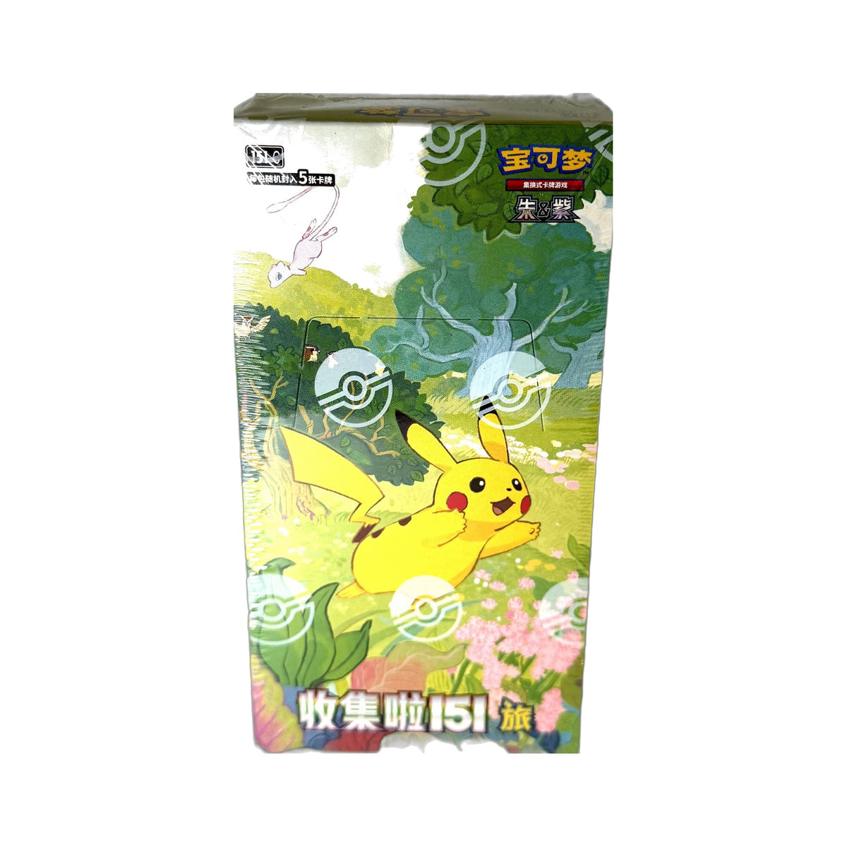 Chinese Pokémon 151 booster box
