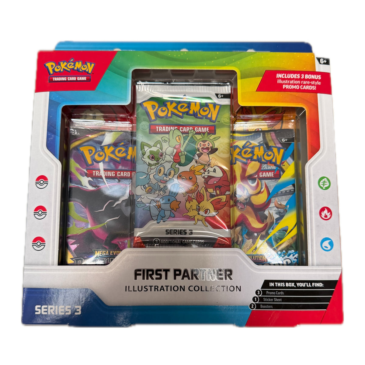First Partner Illustration Collection: Series 3 — English Pokémon Collection Box
