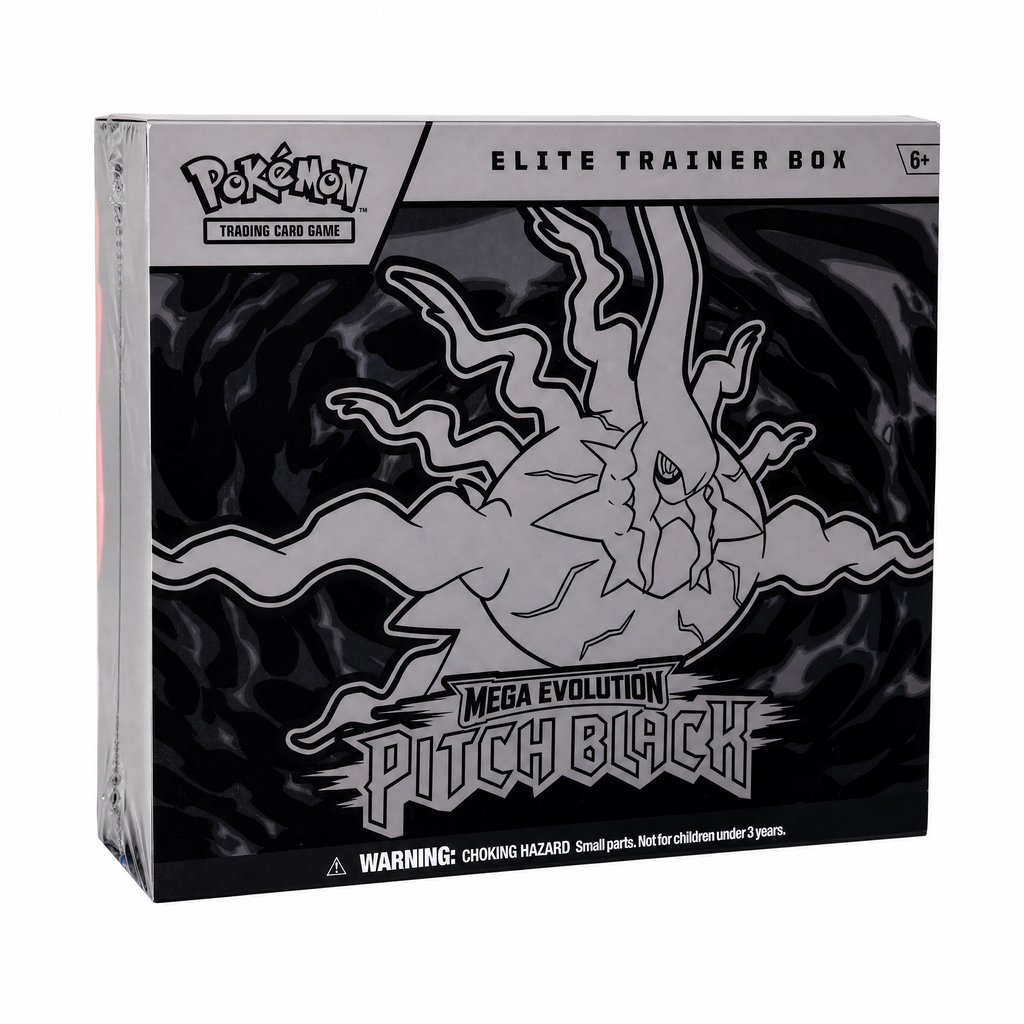 Pokémon TCG Mega Evolution Pitch Black Elite Trainer Box — front